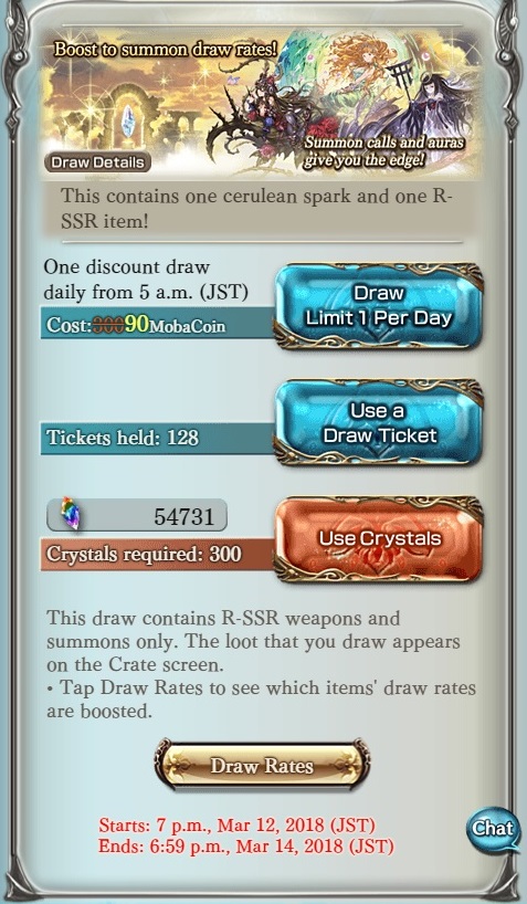 Granblue ready for spark