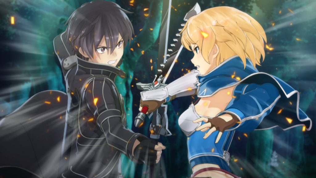 Kirito fights Philia because she doesn't instantly cave to his charms